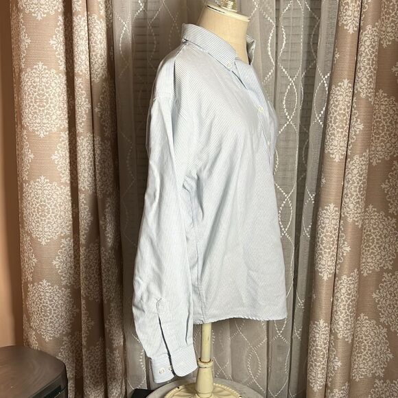 Cabin creek wrinkle free Buttoned Down Collared Shirt size 10 - Picture 5 of 7